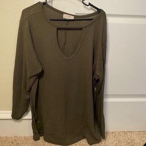 Olive green long sleeve!